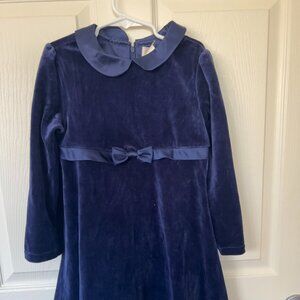 Savannah Blue Velvet Dress